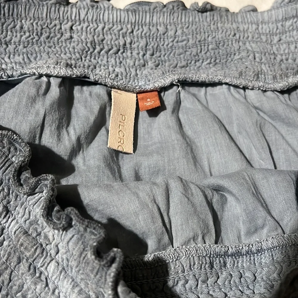 Super cute pilcro by Anthropologie  boho ruffled tie dye mini skirt - Picture 4 of 6